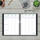 Blueline 2027 Timanager CoilPro 13-Month 7-Day Weekly/Monthly Planner - 11" x 8-1/2" - Black-Certified under FSC license code: FSC C102682. The Forest Stewardship Council enables businesses and consumers to choose products made with materials sourced from responsible forestry, promoting environmentally appropriate, socially beneficial, and economically viable management of the world's forests