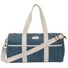 Gry Mattr Denim Weekender Bag - Blue-Shell made with 100% cotton denim