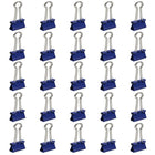 JAM Paper Colourful Binder Clips - Small - 3/4" - Purple - 25 Pack-Perfect for staying stylishly organized around the house, at school, or in the office!