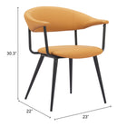 Zuo Sima Dining Chair - Brown-6
