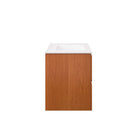 Modway Scenic 30" Wall-Mount Bathroom Vanity - Cherry/White-Ceramic Sink Basin