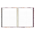 Blueline Monthly Planner - 9-1/4" H x 7"-1/4" W - Floral Design - English-Password section