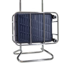 American Tourister Surftime Spinner Carry-on - Metallic Blue-Retracting top carry-handle stays close to the case to protect against damage.