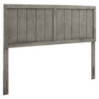 Modway Robbie Wood Twin Headboard - Grey-Twin Wood Headboard