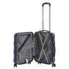 Nicci Deco  20" Hardside Carry-on Luggage - Purple-Integrated High quality combination lock on all sizes