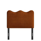 Modway Athena Stain-Resistant Performance Velvet Twin Size Headboard - Rust-Assembly Required