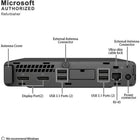 HP Refurbished EliteDesk 800 G4 Mini Desktop Computer - Intel Core i5-8500 - 256 GB SSD - 8 GB RAM - Windows 11 Pro - Black-Windows 11 Pro provides enterprise-grade security and management tools