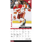 DateWorks 2026 16-Month Wall Calendar - 12" x 12" - Calgary Flames - Bilingual-Sports