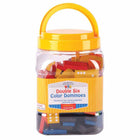 Learning Advantage Double Six Color Dominoes - Set of 168-LEARN AND PLAY -- Help children practice subitizing, addition, counting, matching, sorting, classifying and more. Or, use the dominoes for classic games like Draw, Mexican Trains and Matador.