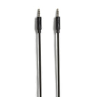 NXT Technologies 4 Ft. Braided Mini-phone Stereo 3.5mm Cable - Black-4' braided cable resists snags and tangles
