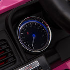 Aosom 12V 2-Seater Kids Ride-On Police Truck - Pink-Colour: Pink 