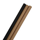 JAM Paper Assorted Kraft Wrapping Paper - 87.5 Sq Ft - Black & Brown Kraft - 3 Pack-Colour: Black Kraft Stripes and Solids