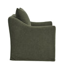 Modway Somerset Linen Blend Slipcovered Armchair - Sage-Plush Back Cushion