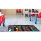 Ashley Productions The Original Fun Mat Mat Runner - 15.5" x 47" - In this Room Positive Sayings-Slip-Resistant and Durable: Heavy-duty rubber backing ensures safety and durability, perfect for high-traffic areas.