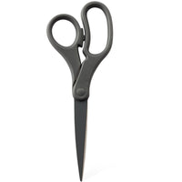 JAM Paper Heavy Duty Multi-Purpose Precision Scissors - 8" - Grey-All-Purpose Straight Blade Scissors | Colour: Sleek Gray