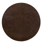 Modway Verne 35" Dining Table - Gold Cherry Walnut-Polished Gold Metal Pedestal Base