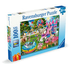 Ravensburger Tiara Birthday Party 100-Piece XXL Puzzle-Puzzle dimensions: 19.29 x 14.17 inches
