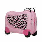 Samsonite Dream Rider Ride-On Kids Hardside Carry-on Luggage - Leopard-Elastic cross-straps help secure the contents