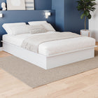 Nexera Valere Platform Bed - Queen Size - White-6