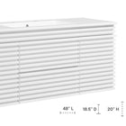 Modway Render 48" Wall-Mount Bathroom Vanity - White-Wall-Mount Design
