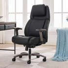 La-Z-Boy Channing Massage Executive Chair - Black-Pneumatic seat height adjustment