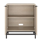 Hudson&Canal Montello 28"W Accent Cabinet - Alder White-Clean with a soft, dry cloth and no harsh chemicals or abrasive cleaning materials