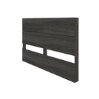 Nexera Panel Headboard - Queen Size - Bark Grey-Perfectly matches any queen size beds from Nexera and can be paired with Nexera Extension Panels (sold separately)