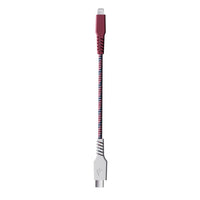 Skullcandy Line + USB-C to Lightning Cable - Vice/Crimson-6ft Tangle-free Charging Cable