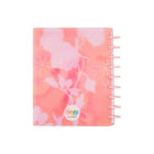 The Happy Planner 2026–2027 Classic Disc Bound Dated Planner - 9-3/4" x 5-5/16" - Blurred Fleurs Coral-Dimensions: 9-3/4" x 5-5/16"