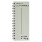 Gry Mattr To Do Notebook - Green-4.7" W x 11.69" H