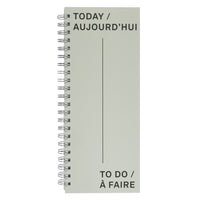 Gry Mattr To Do Notebook - Green-4.7" W x 11.69" H