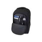 Bugatti Transit Pro Backpack - 17.3" - Black-Front zippered pocket for easy access