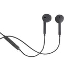 Basic Tech Wired Earbuds with Volume Control And Mic - Charcoal-Volume control