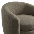 Modway Affinity Upholstered Boucle Fabric Curved Back Armchair - Pebble-8