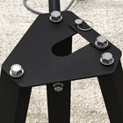 Soozier Weight Rack for 1" or 2" Weight Plates-Non-slip end caps protect floors, reducing noise and movement