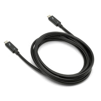 OWC 78" Thunderbolt USB-C Cable - Black-100% USB-C Compatible: connect to today’s, tomorrow’s, and yesterday's Macs, PCs, iPads, Chromebooks, Surface and other devices with a Thunderbolt 3, Thunderbolt 4, USB-C, or USB4 port