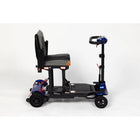 Monarch Genie Lightweight Folding Mobility Scooter - Blue-Rear wheel drive design supports smooth manoeuvrability in tighter areas