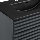 Modway Render 30" Bathroom Vanity - Grey/Black-Assembly Required