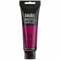 Liquitex Basics Acrylic Paint Tube - 118 ml - Quinacridone Magenta-Acrylic