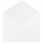 Jam Paper A2 Invitation Envelopes with V-Flap - 4 3/8" H x 5 3/4" W - White - 25 Pack-Perfect for Greeting Cards, Invitations, Weddings or any announcement
