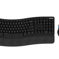 Incase By Microsoft Sculpt Comfort Desktop Keyboard and Mouse - Black-Contoured for comfort, the keyboard is designed to promote natural wrist position, putting keys within easy reach 