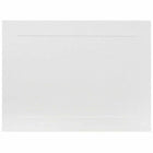 JAM Paper Blank Flat Note Cards - A6 Size - 4-5/8" x 6-1/4" - White Panel - 100 Pack-Color: Color: White Panel