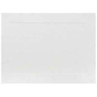 JAM Paper Blank Flat Note Cards - A6 Size - 4-5/8" x 6-1/4" - White Panel - 100 Pack-Color: Color: White Panel