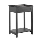 Modway Altura 24" Bathroom Vanity - Grey/Black-Modern Bathroom Vanity Cabinet