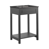 Modway Altura 24" Bathroom Vanity - Grey/Black-Modern Bathroom Vanity Cabinet