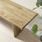 Modway Amistad 58" Wood Bench - Oak-5
