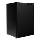 Danby Designer 4.4 cu. ft. Compact Refrigerator - Black-2 full-width and 1 - 1/2 width adjustable glass shelves
