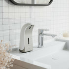 Umbra Emperor Auto Soap & Sanitizer Dispenser - White Nickel - 355ml-Soap/Sanitizer Dispenser Colour: White/Nickel