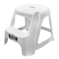 Modern Homes Double Step Stool-The Double-Step Stool provides a higher and more stable platform, allowing users to reach further without overextending or losing balance
