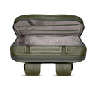 Champs Onyx Leather Compact Backpack - Khaki-Inner RFID zipper pocket